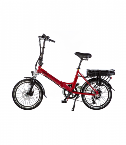 elektrische vouwfiets scamper s200 matrood