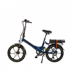 elektrische vouwfiets scamper s400 matblauw